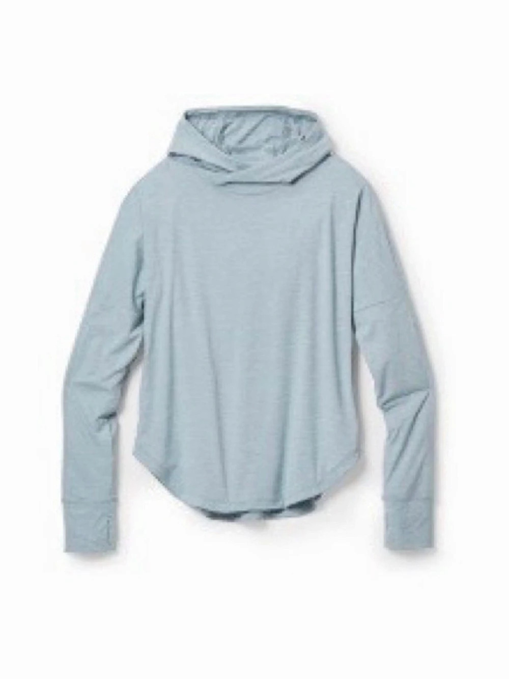 REI Co-op Sahara Shade Hoodie Sun Hoodie Washed Blue Heather Medium New